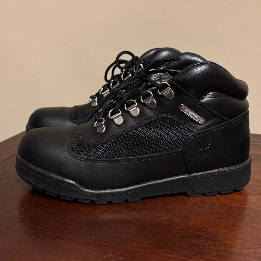 Timberland Men's Black Leather Boots